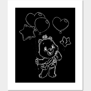 Care Bear balloon Posters and Art